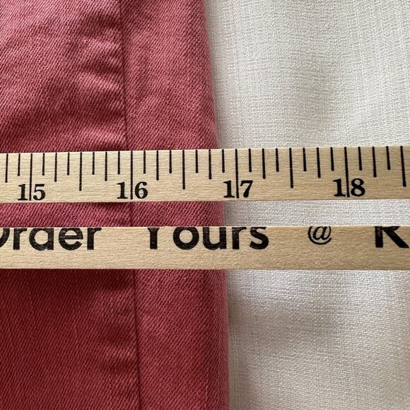 Made And Loved LOFT CORAL MODERN SKINNY MID RISE DENIM JEANS SIZE 28/6 Slim - Picture 6 of 10